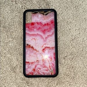 Wildflower iPhone XS Max Case Pink Stone